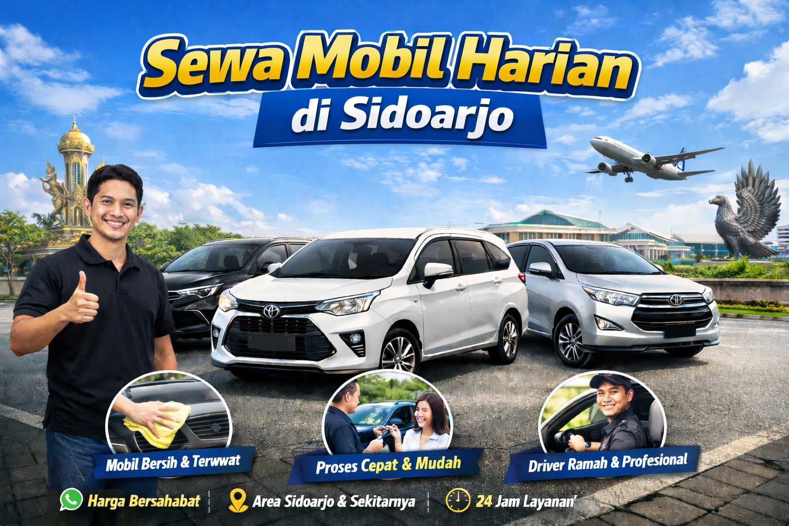 sewa mobil harian di sidoarjo